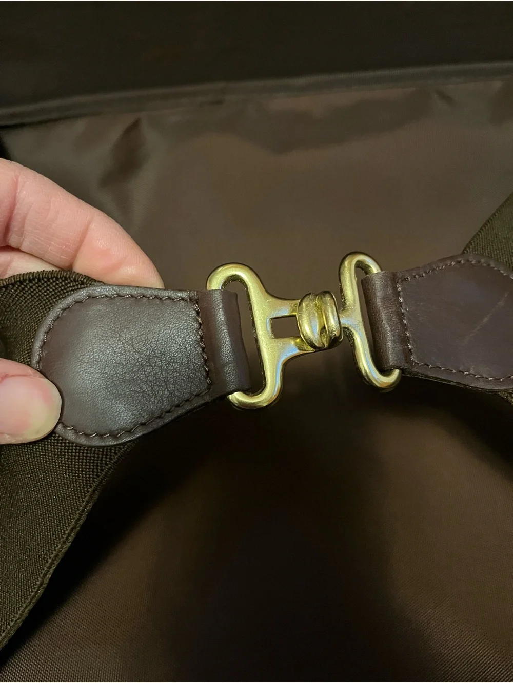 Coach Vintage Mahogany Travel Twill Case